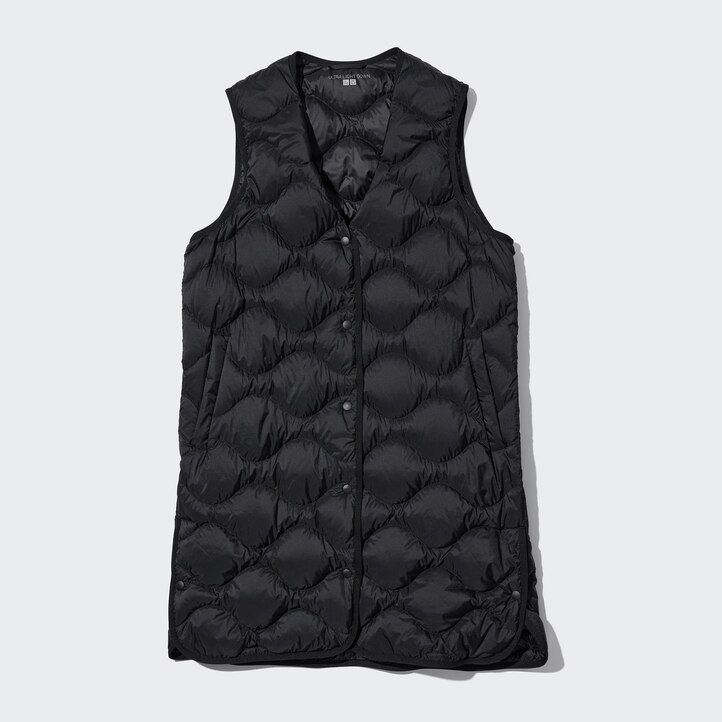 Dark Green Uniqlo Ultra Light Down Long Vest | RQVXT-3472