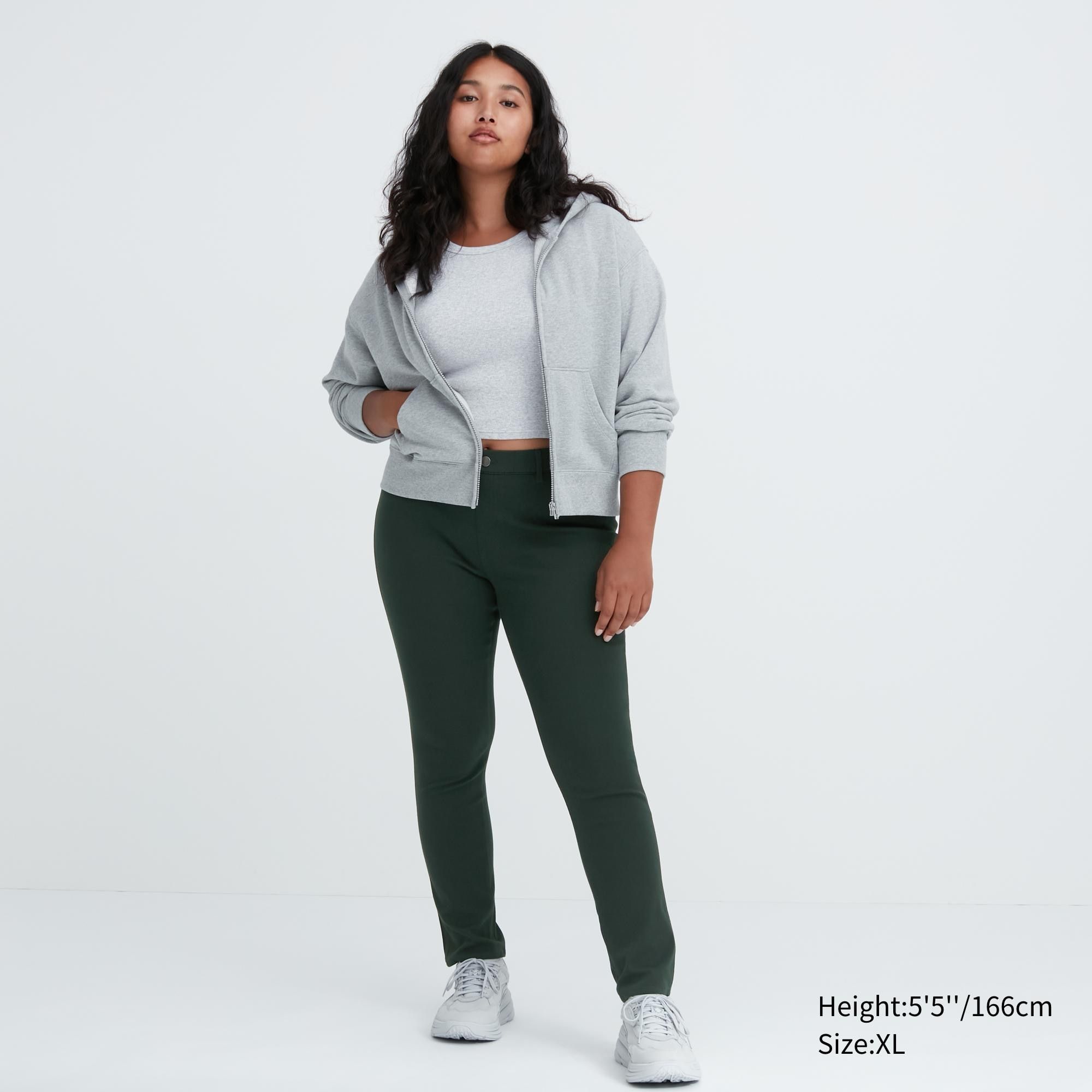 Dark Green Uniqlo Ultra Stretch Leggings | FXAJD-9258
