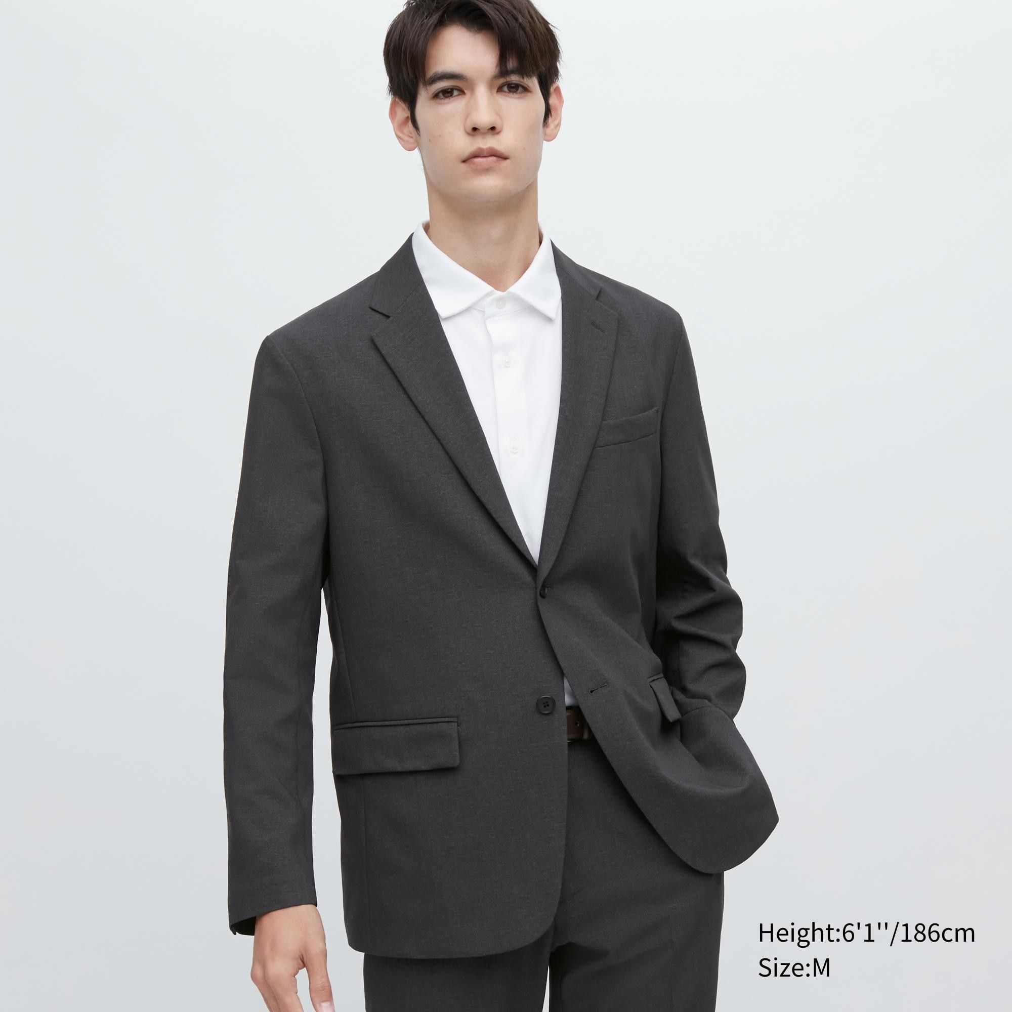 Dark Grey Uniqlo Airsense Ultra Light Wool Like Jacket | FDZHJ-3579