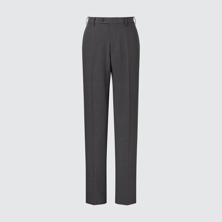 Dark Grey Uniqlo Airsense Ultra Light Wool Like Trousers | HRVYL-9081