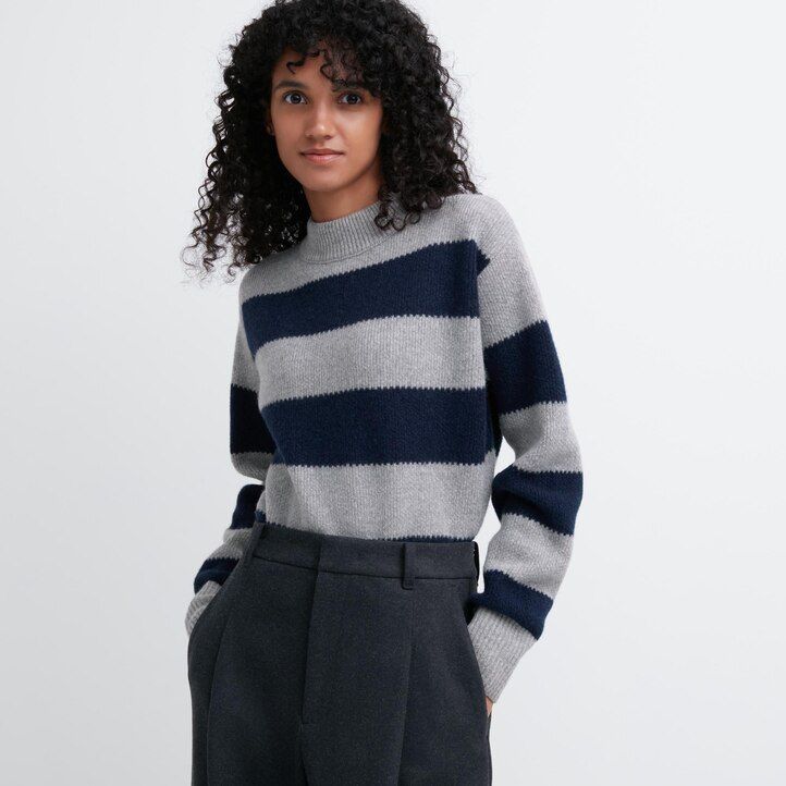 Dark Grey Uniqlo Brushed Jersey Pleated Wide Leg Trousers Short | JAKHO-8750