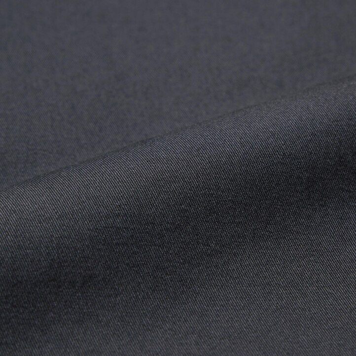 Dark Grey Uniqlo Cotton Relaxed Fit Ankle Length Trousers | GTAFS-2563