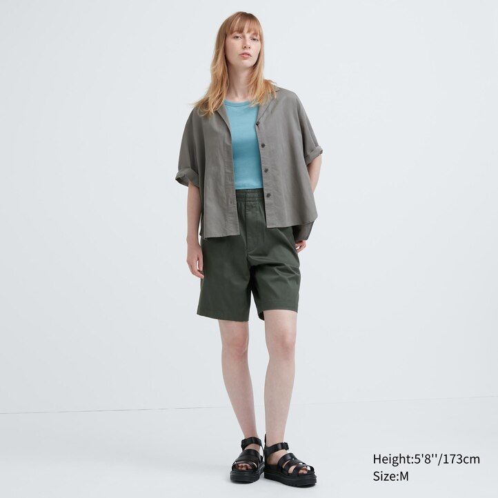 Dark Grey Uniqlo Dry Stretch Easy Shorts | CTMOH-1598