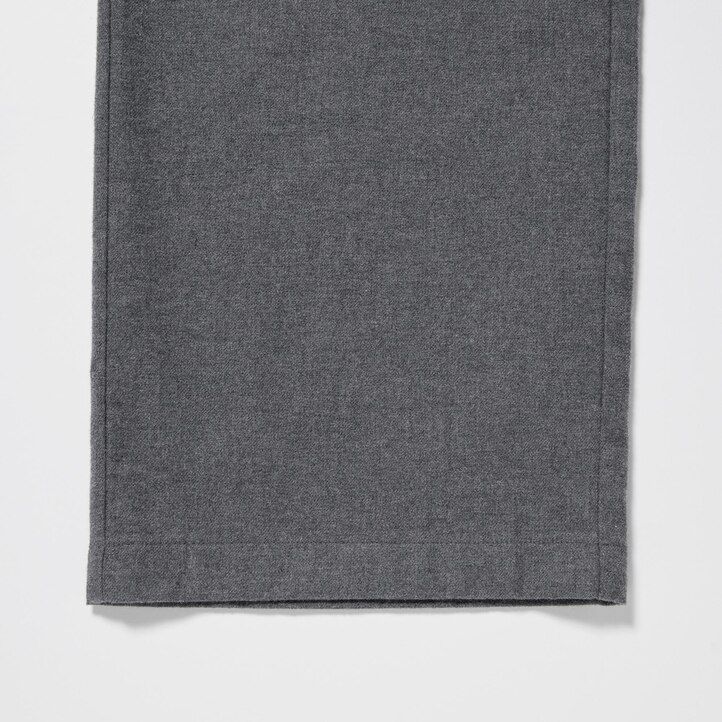 Dark Grey Uniqlo Flannel Trousers | YIUEL-5126