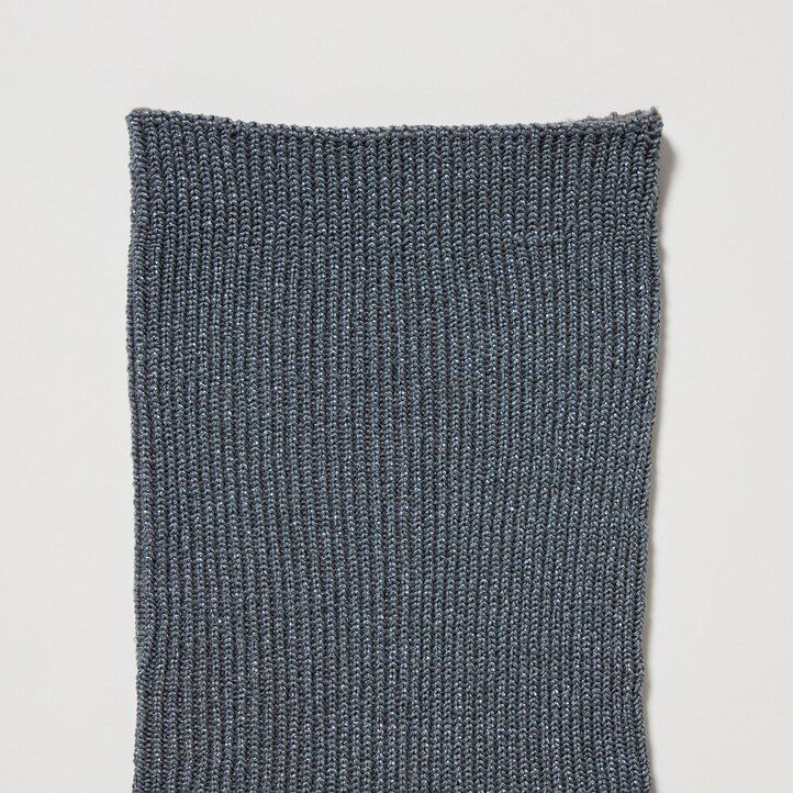 Dark Grey Uniqlo Glitter Socks Three Pairs | PRHNI-5306