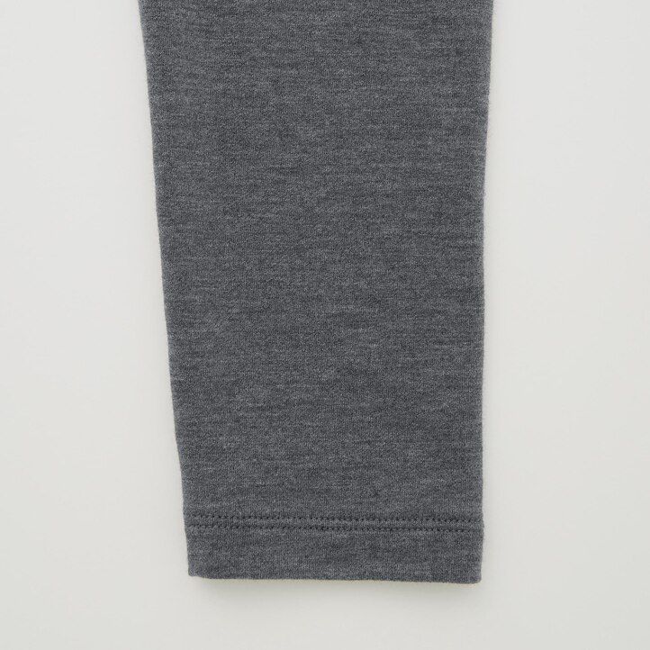 Dark Grey Uniqlo Heattech Cotton Extra Warm Thermal Leggings | SJTIW-5410