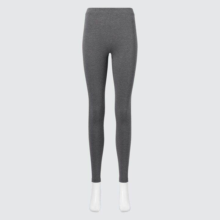 Dark Grey Uniqlo Heattech Extra Warm Cotton Thermal Leggings | LFGMO-4672