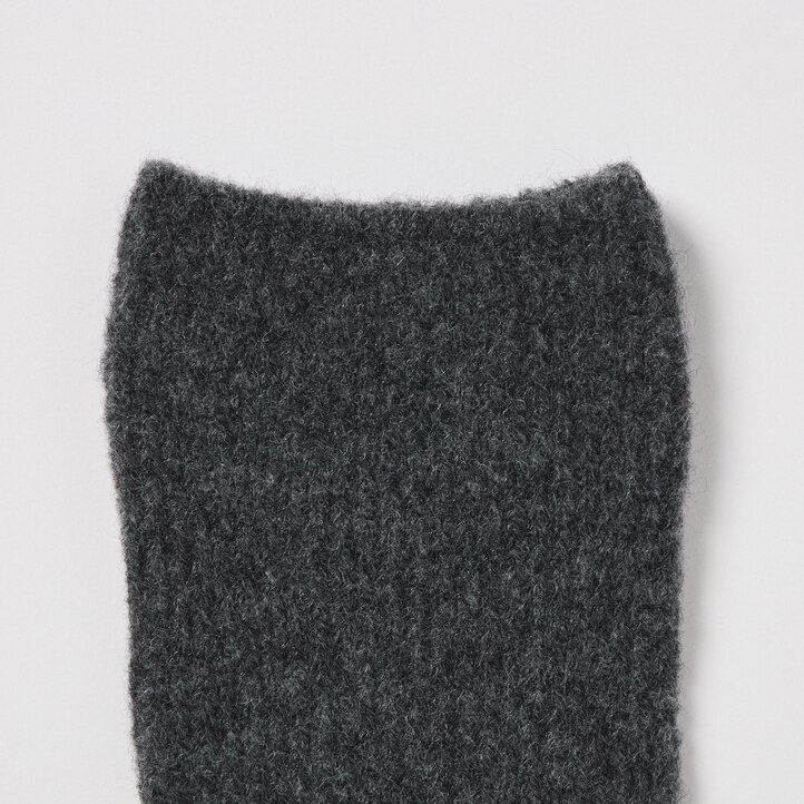 Dark Grey Uniqlo Heattech Souffle Yarn Thermal Socks | UWZKC-2310