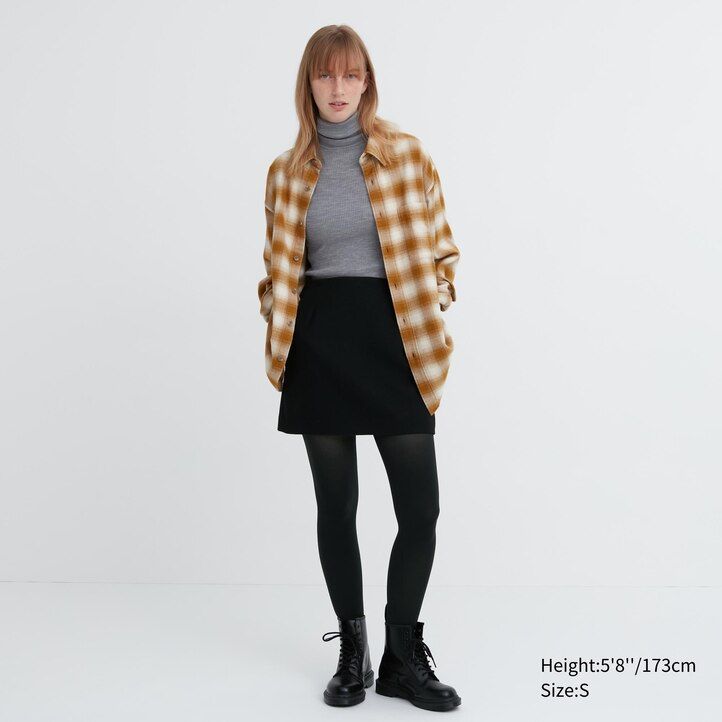 Dark Grey Uniqlo Heattech Thermal Tights | WVSEY-0913