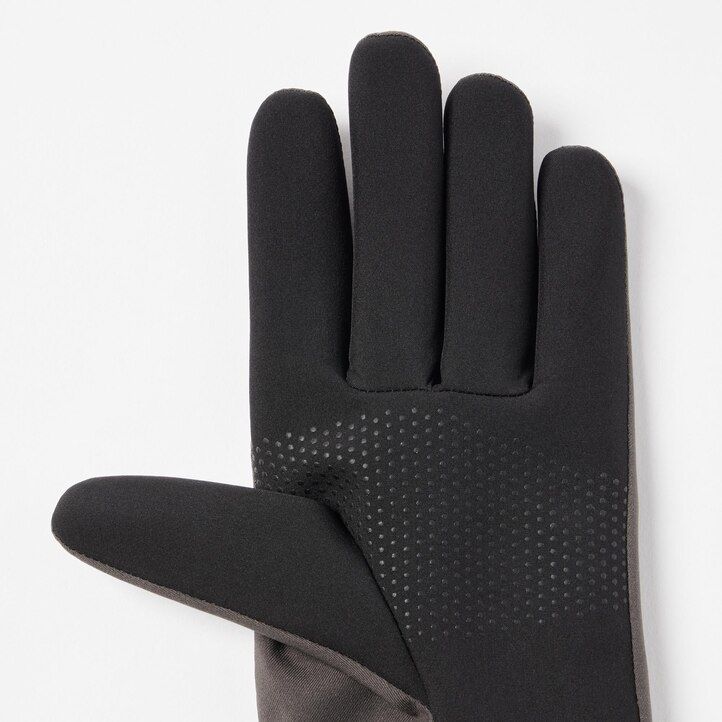 Dark Grey Uniqlo Touchscreen Gloves | QSPRB-9614