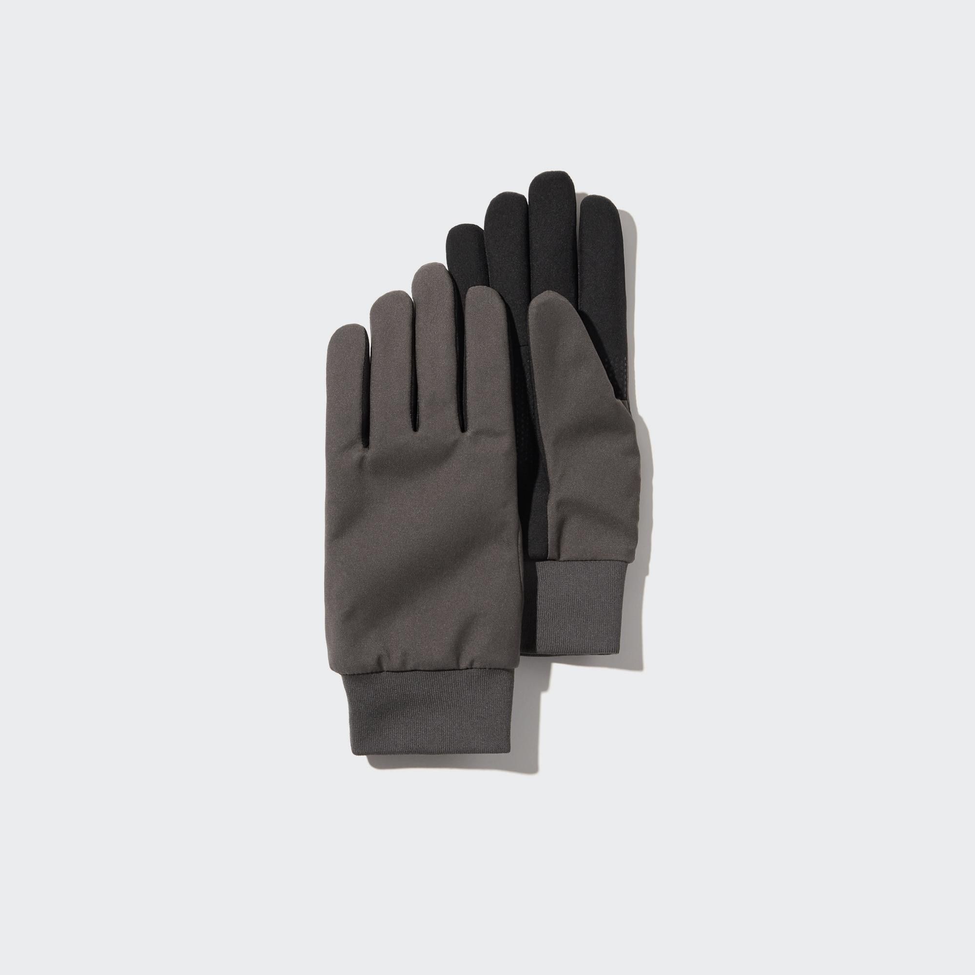 Dark Grey Uniqlo Touchscreen Gloves | QSPRB-9614