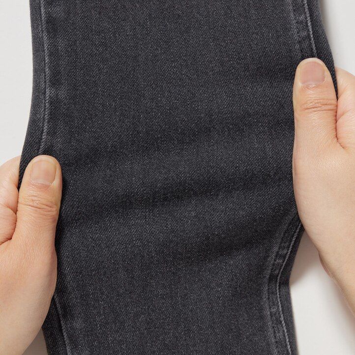 Dark Grey Uniqlo Ultra Stretch Denim Leggings Long | QCDEO-4386