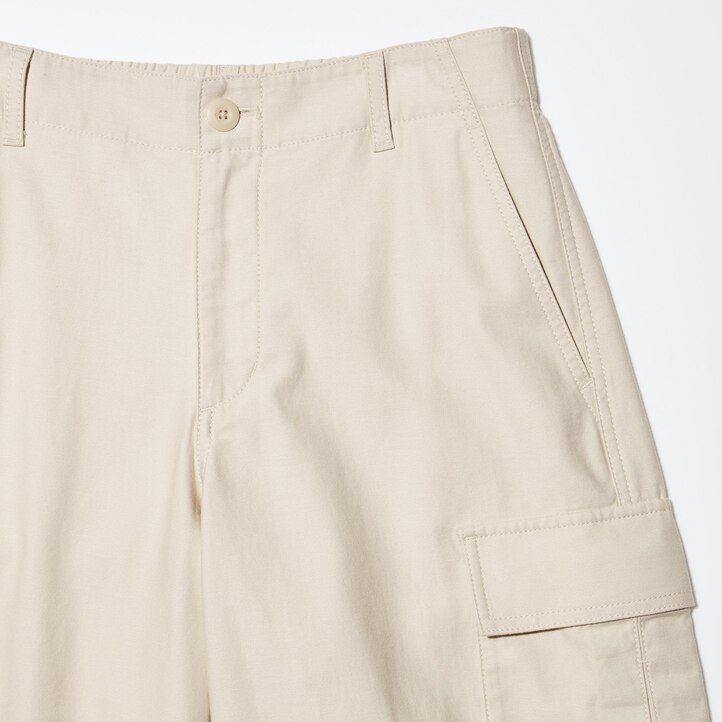Dark Grey Uniqlo Wide Straight Leg Cargo Trousers | VDMKR-2873