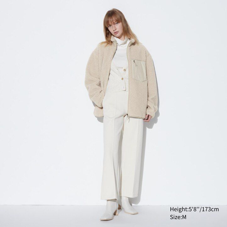Dark Grey Uniqlo Windproof Outer Fleece Jacket | MDKLE-0329