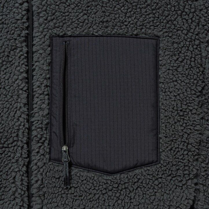 Dark Grey Uniqlo Windproof Outer Fleece Jacket | MDKLE-0329