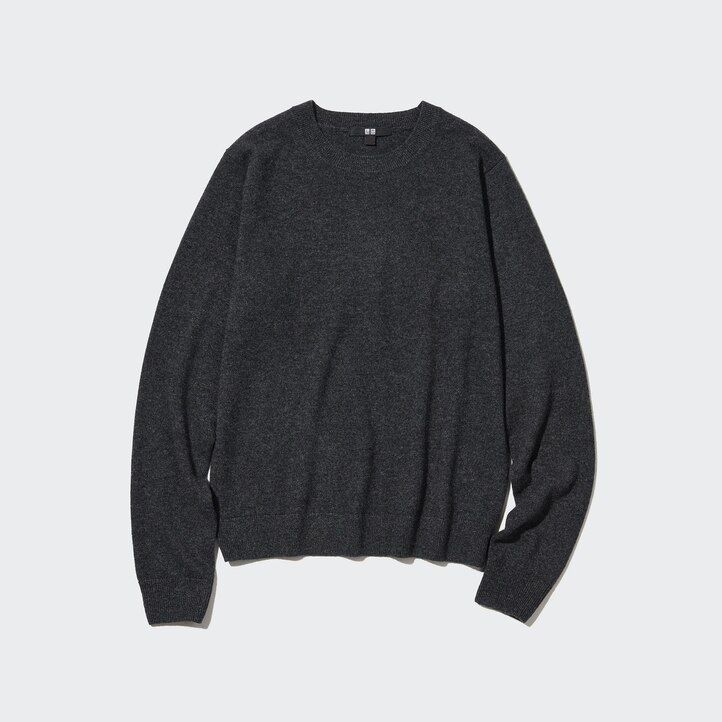 Green Uniqlo 100pct Cashmere Crew Neck Jumper | ENQIK-5042