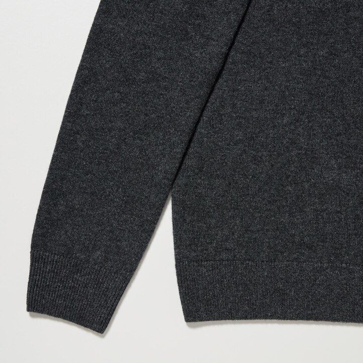 Green Uniqlo 100pct Cashmere Crew Neck Jumper | ENQIK-5042