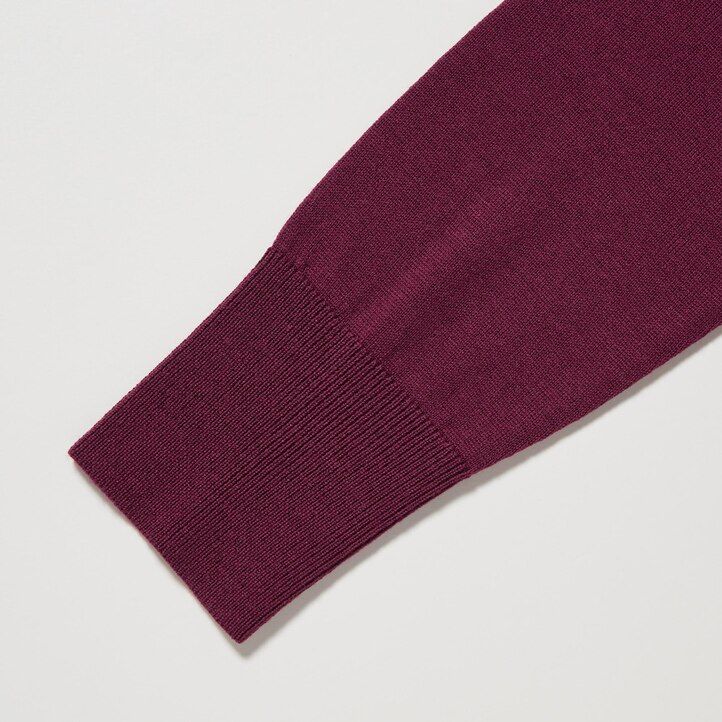 Green Uniqlo 100pct Extra Fine Merino V Neck Jumper | PSFDO-3092