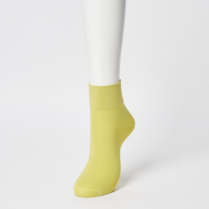 Green Uniqlo Crew Tapered Socks Three Pairs | IJOTF-8492