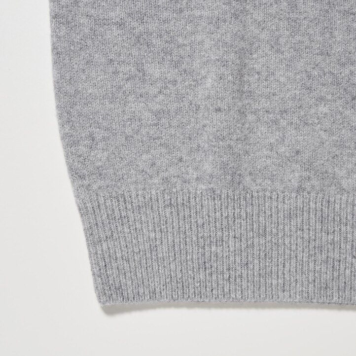 Green Uniqlo Premium Lambswool Crew Neck Jumper | EUQSM-8519