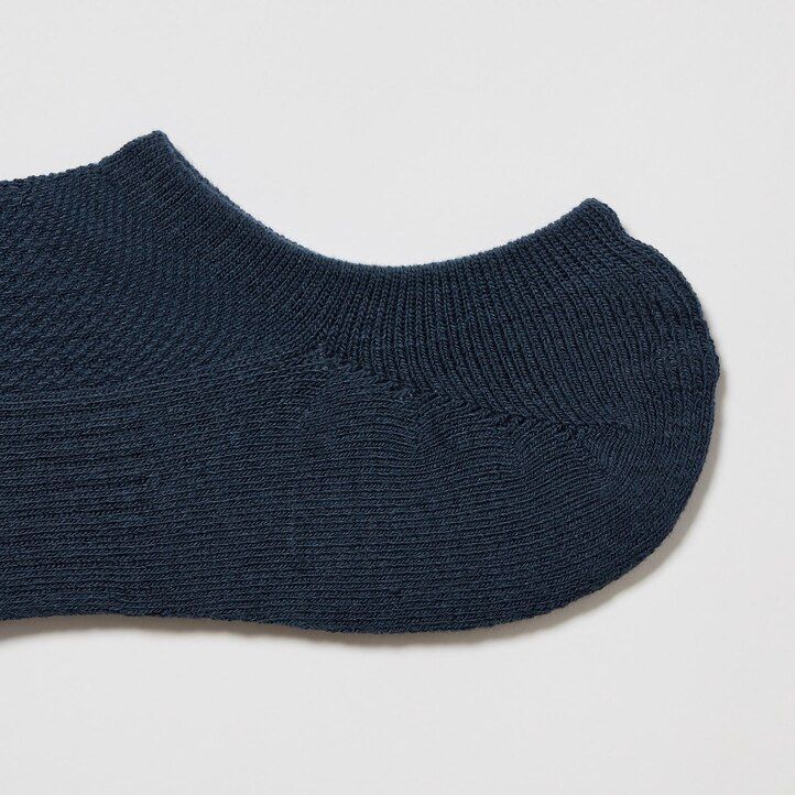 Green Uniqlo Sports Invisible No Show Socks Three Pairs | MTQPE-5462