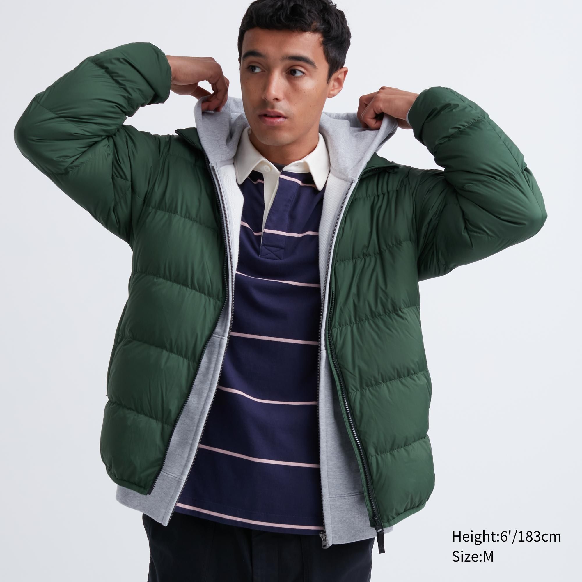 Green Uniqlo Ultra Light Down Jacket 3d Cut | DEMZQ-0567