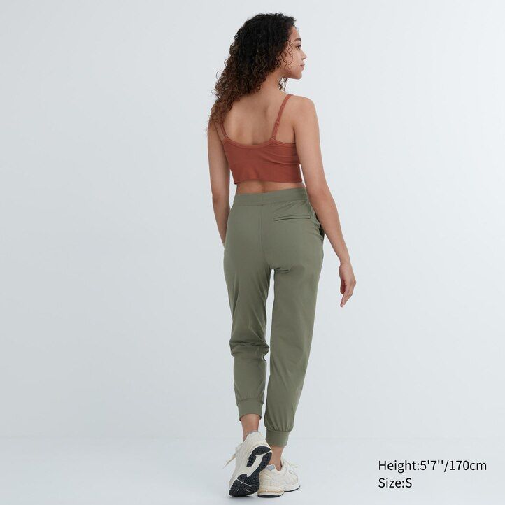Green Uniqlo Ultra Stretch Airism Joggers | TWJKP-7429
