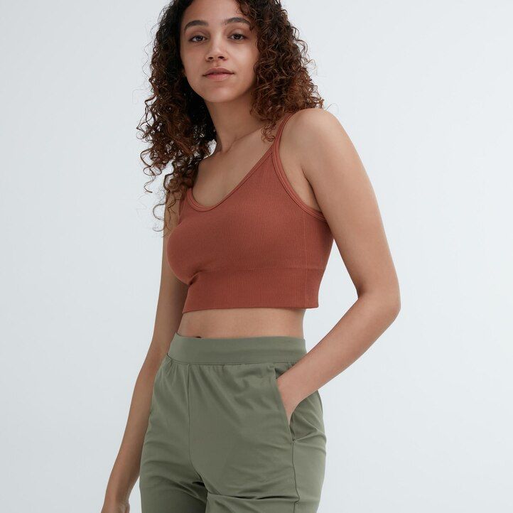 Green Uniqlo Ultra Stretch Airism Joggers | TWJKP-7429
