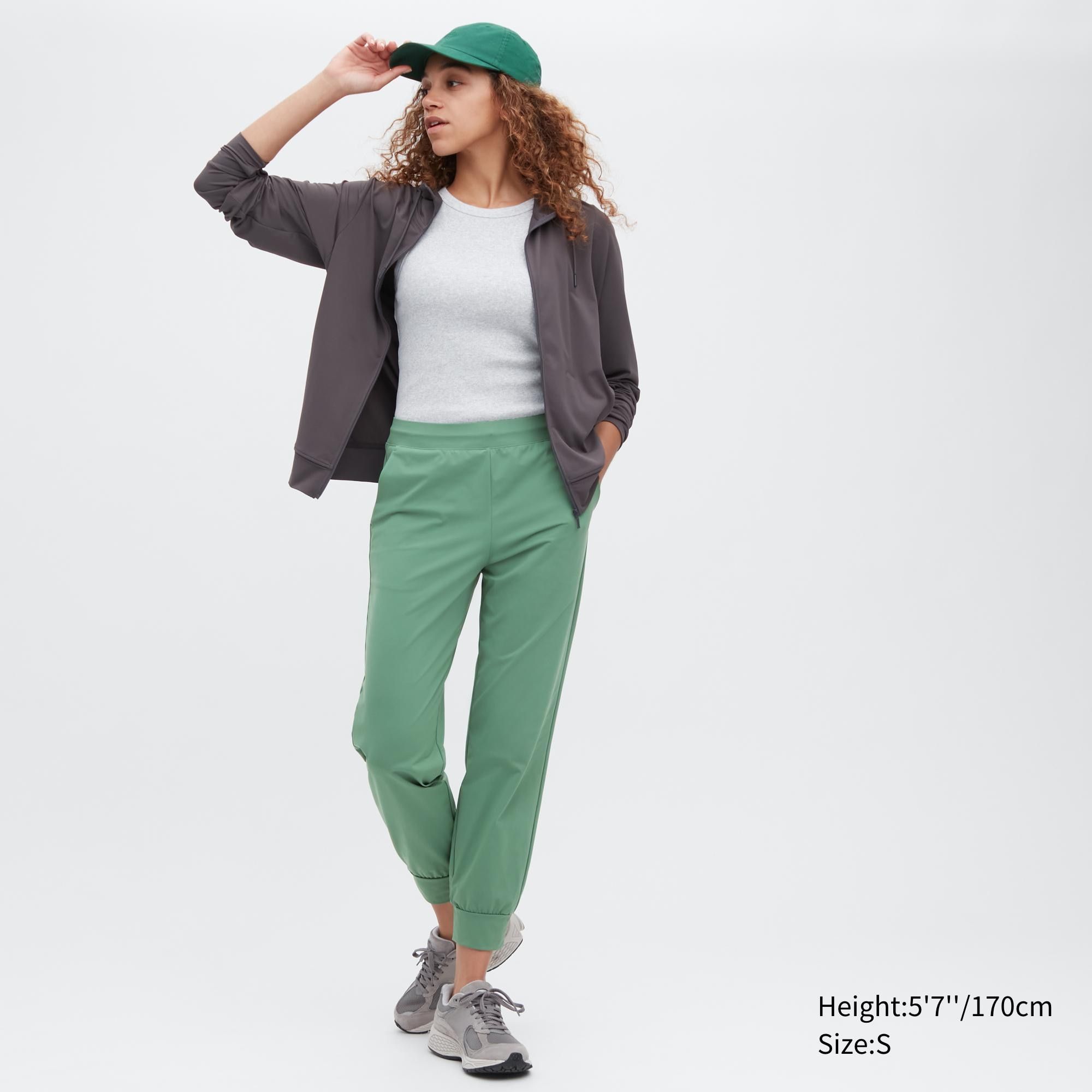Green Uniqlo Ultra Stretch Airism Joggers | TWJKP-7429
