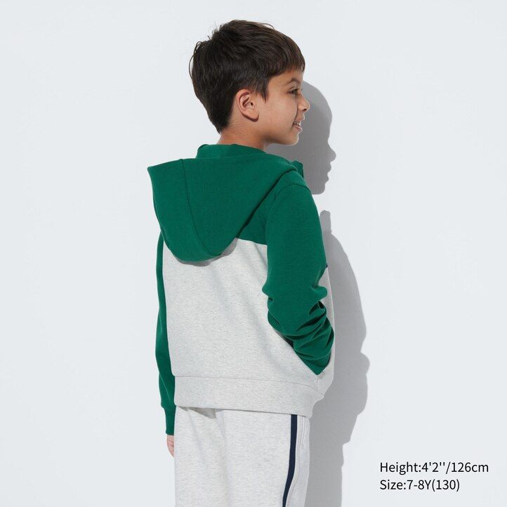 Green Uniqlo Ultra Stretch Dry Sweat Zipped Hoodie | RXHCY-8736