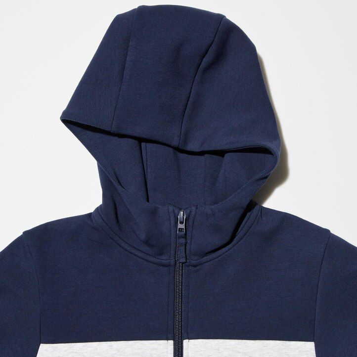 Green Uniqlo Ultra Stretch Dry Sweat Zipped Hoodie | RXHCY-8736