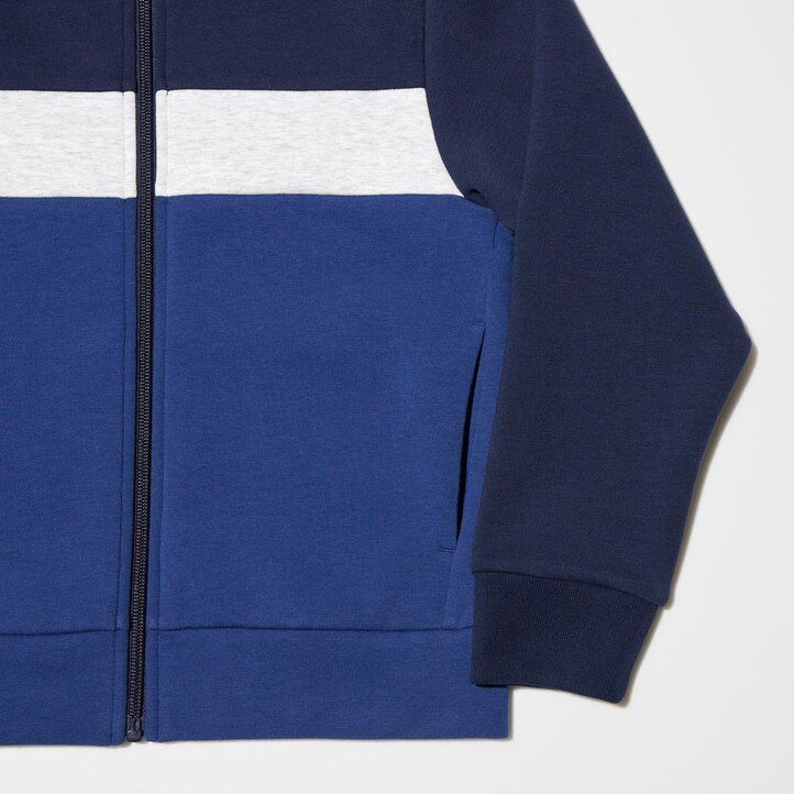 Green Uniqlo Ultra Stretch Dry Sweat Zipped Hoodie | RXHCY-8736