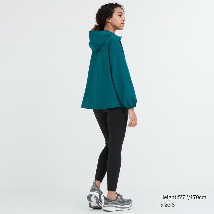 Green Uniqlo Uv Protection Pocketable Parka | TVBHE-5704