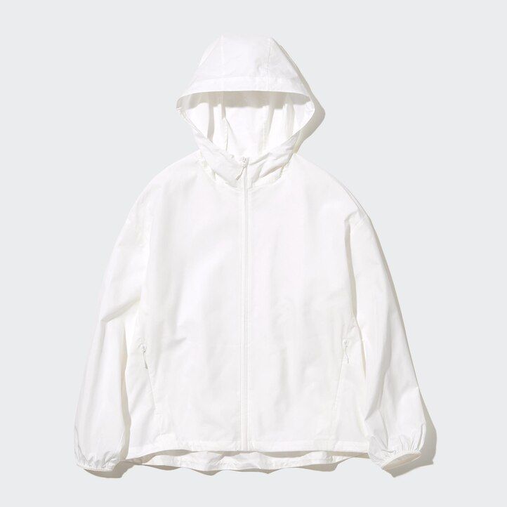 Green Uniqlo Uv Protection Pocketable Parka | TVBHE-5704