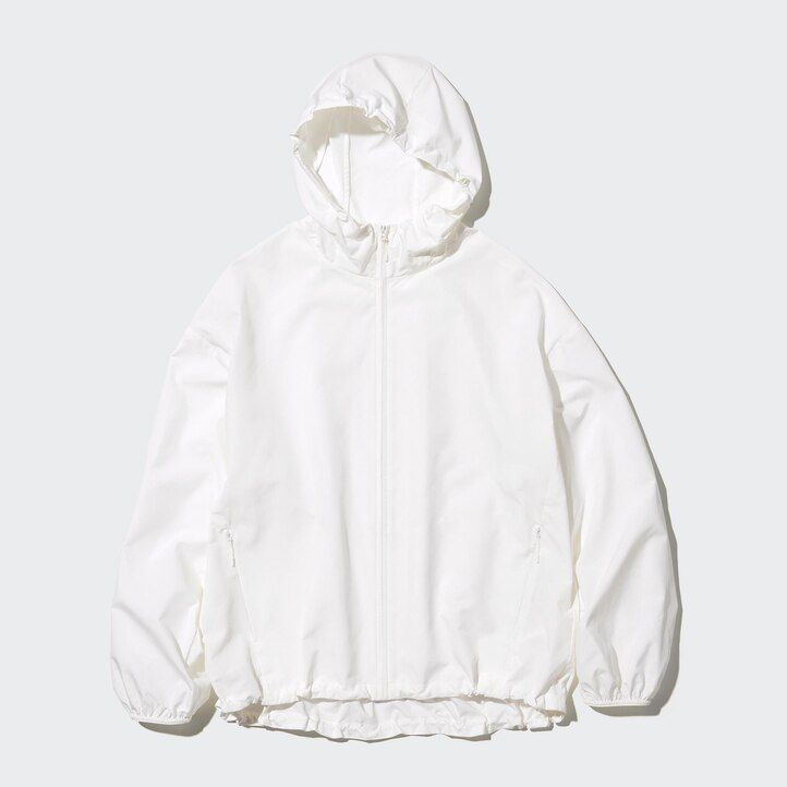 Green Uniqlo Uv Protection Pocketable Parka | TVBHE-5704