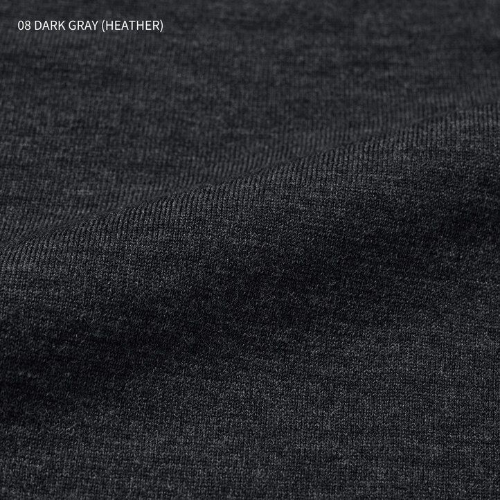 Grey Uniqlo 100pct Extra Fine Merino Crew Neck Jumper | MSWZC-4165