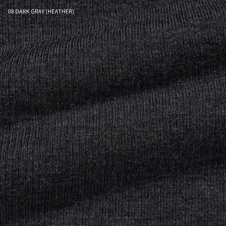 Grey Uniqlo 100pct Extra Fine Merino Ribbed Turtleneck Jumper | BRFOJ-6835