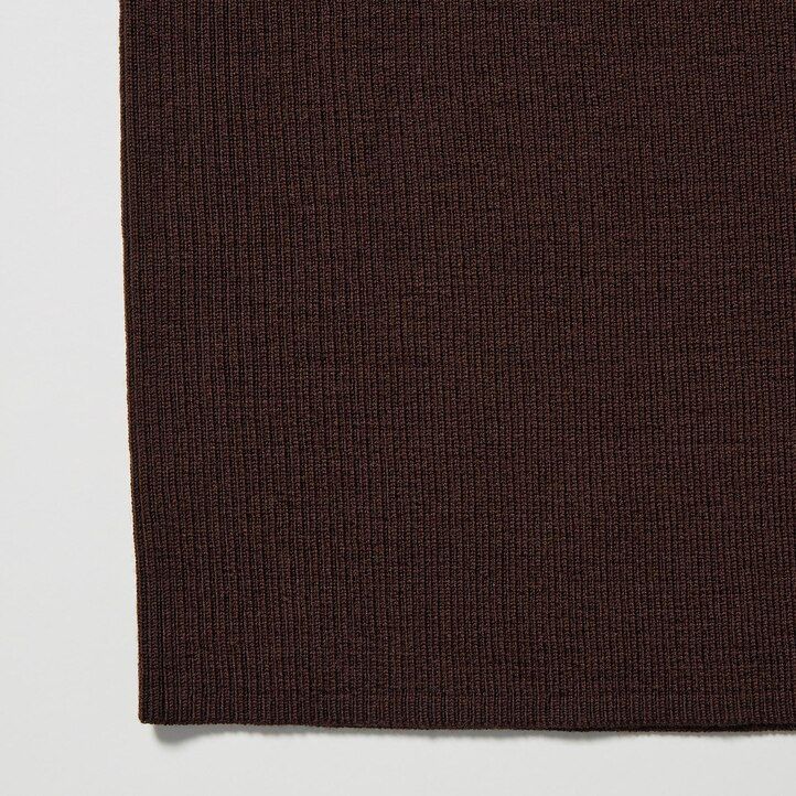 Grey Uniqlo 100pct Extra Fine Merino Ribbed Turtleneck Jumper | BRFOJ-6835