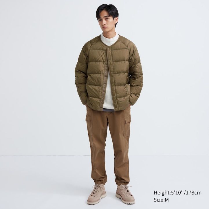 Grey Uniqlo 100pct Recycled Down Jacket | YZPLS-9325