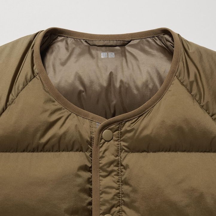 Grey Uniqlo 100pct Recycled Down Jacket | YZPLS-9325