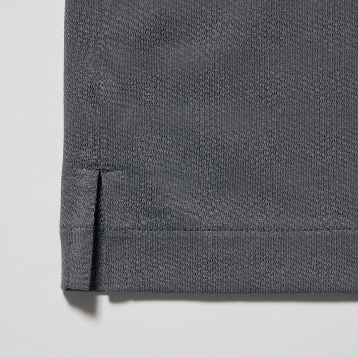 Grey Uniqlo Airism Polo Shirt Skipper Collar | SEXBD-3679