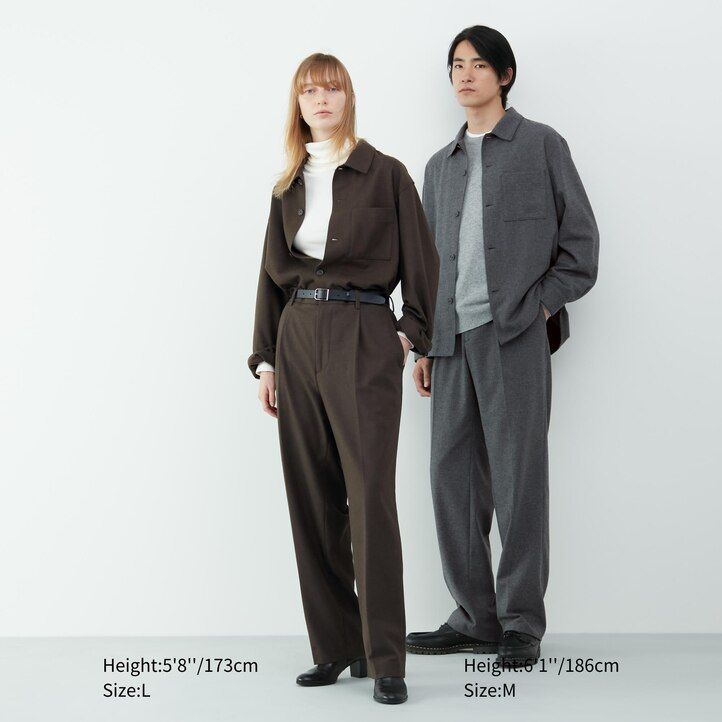 Grey Uniqlo Brushed Twill Overshirt | LUHSD-0934