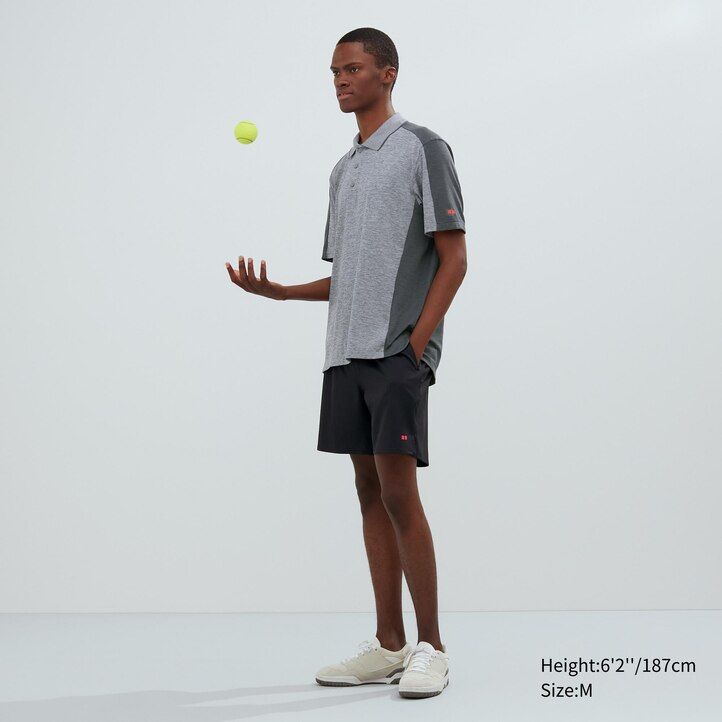 Grey Uniqlo Dry Ex Polo Shirt | PLVEQ-3564