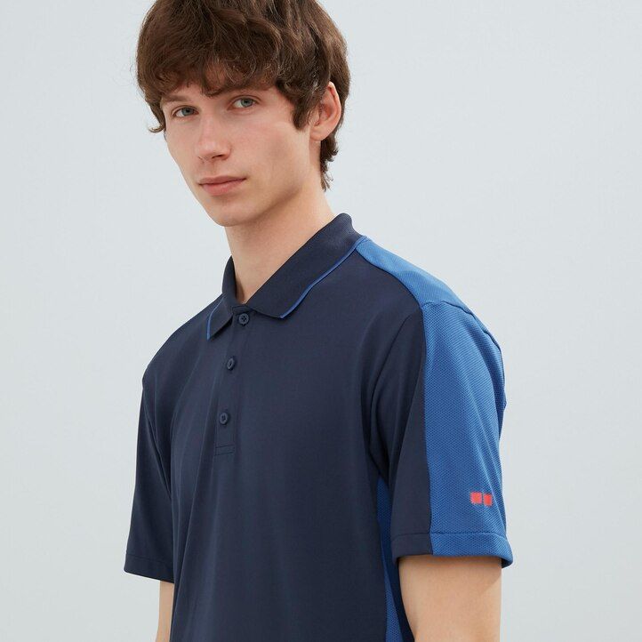 Grey Uniqlo Dry Ex Polo Shirt | PLVEQ-3564