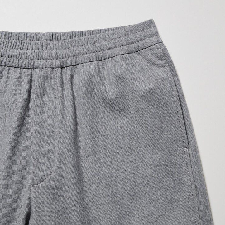 Grey Uniqlo Flannel Ankle Length Trousers | UJVRB-7806