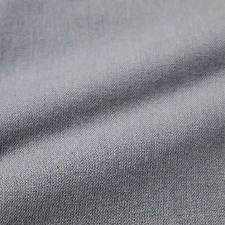 Grey Uniqlo Flannel Ankle Length Trousers | UJVRB-7806