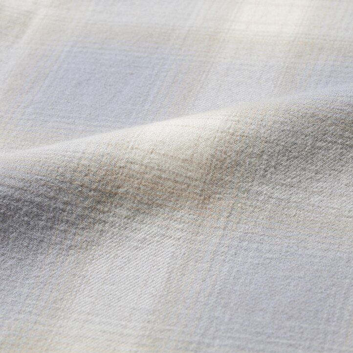 Grey Uniqlo Flannel Checked Shirt | PEMZO-0183