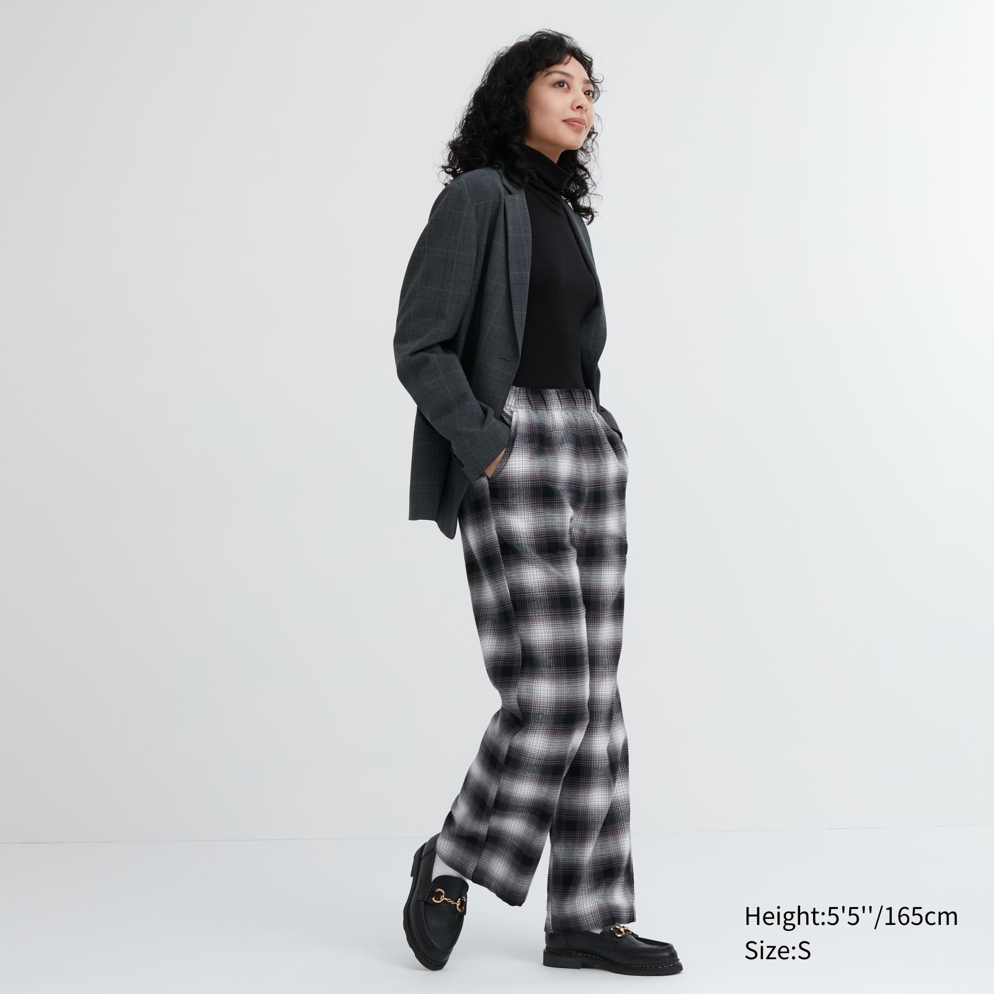Grey Uniqlo Flannel Trousers | JKGVY-2109