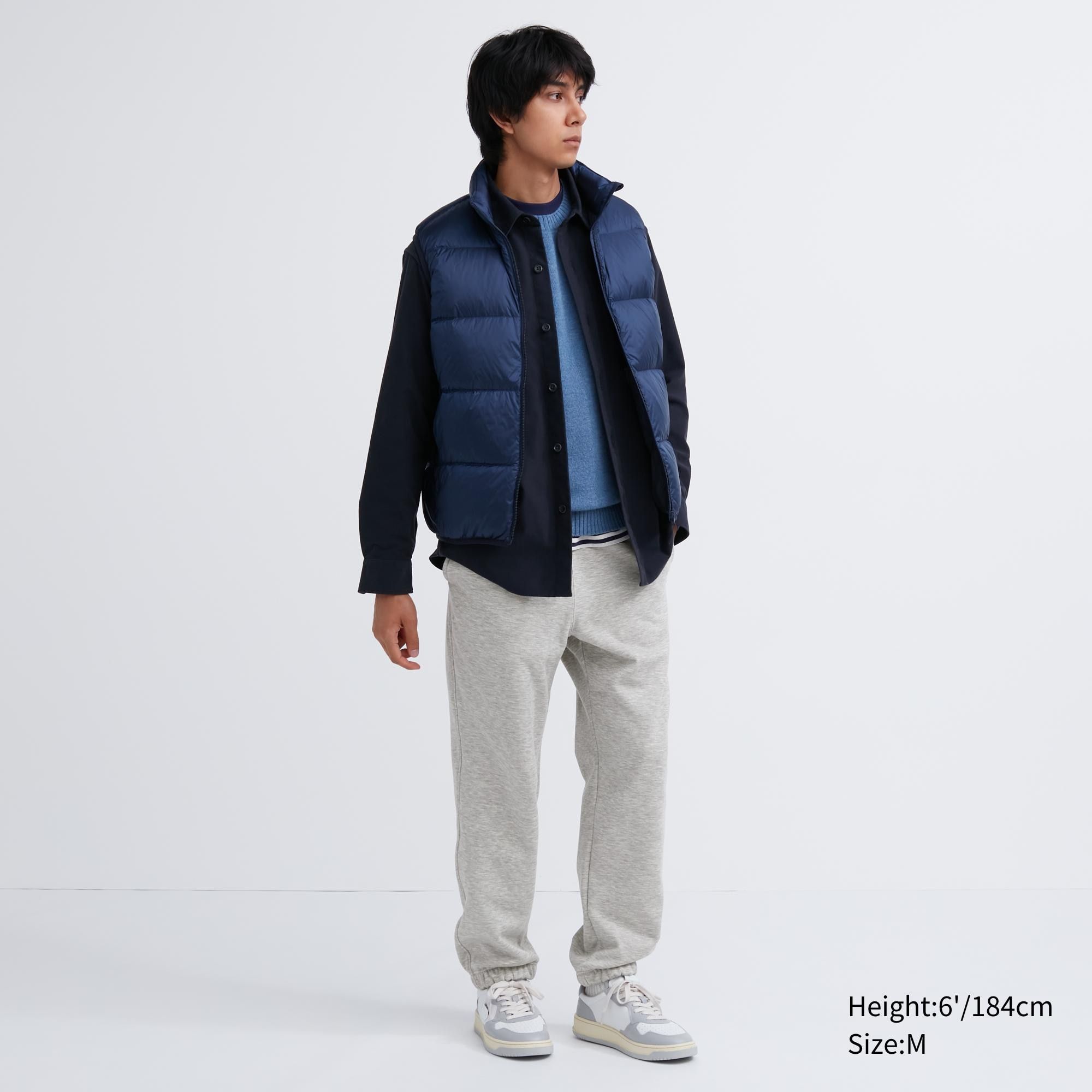 Grey Uniqlo Heattech Pile Lined Joggers | AJPQF-5297