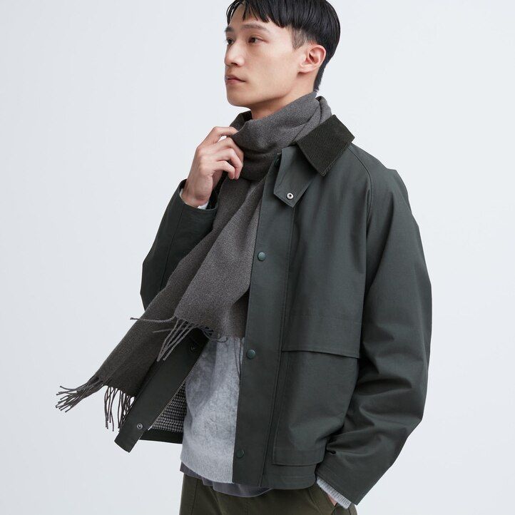 Grey Uniqlo Heattech Scarf | MFPBL-1546